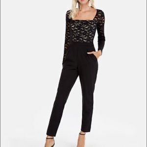Black lace jumpsuit